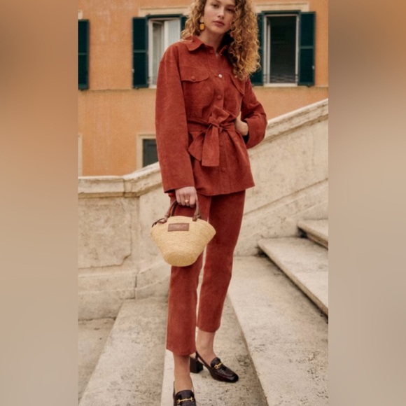 Sezane MARENA suede jacket. Size 36(US4). Excellent condition. NEW with tags!! - Picture 2 of 9